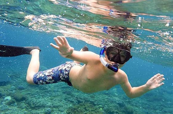 snorkelling
